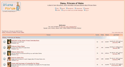 Desktop Screenshot of forum.princess-diana.com